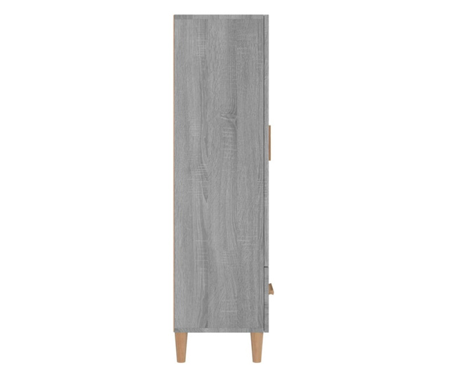 Dulap înalt, sonoma gri, 70x31x115 cm, lemn prelucrat