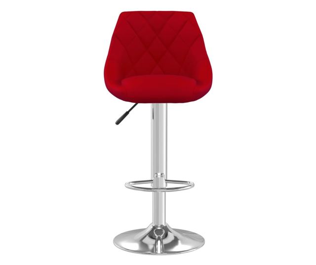 Barski stol, vinsko rdeča, žamet