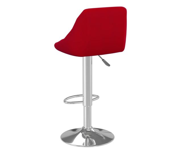 Barski stol, vinsko rdeča, žamet