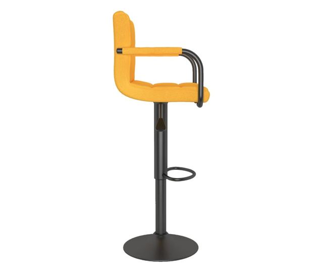 Barski stolčki 2 kosa gorčično rumeno blago