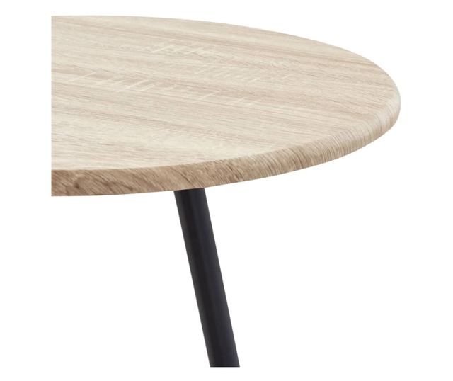 Set barskog namještaja, 3 dijela, crna, plastika