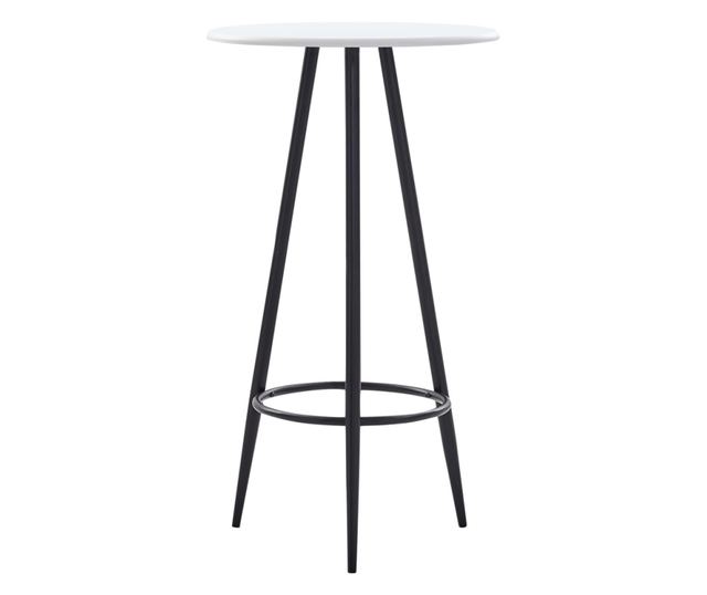 Set barskog namještaja, 5 dijelova, siva, plastika