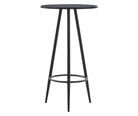 Barska miza črna 60x107,5 cm mediapan