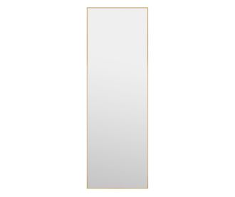 Ogledalo za vrata zlatno 40 x 100 cm od stakla i aluminija