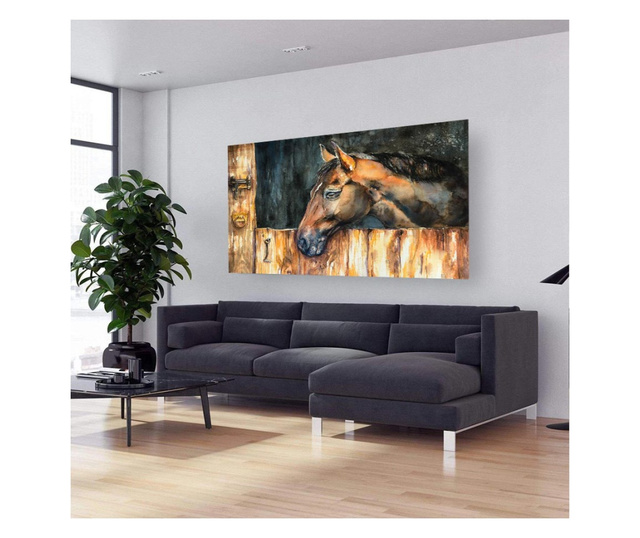 Картина на платно, Stable Horse, 30x50cm