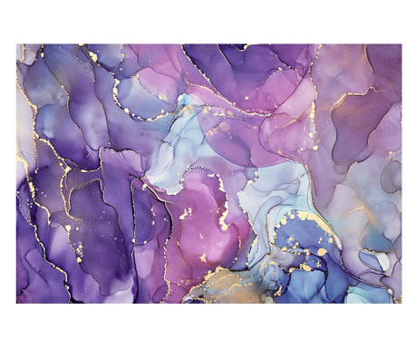Vászonnyomat, Purple Abstract Marble, 20x30cm