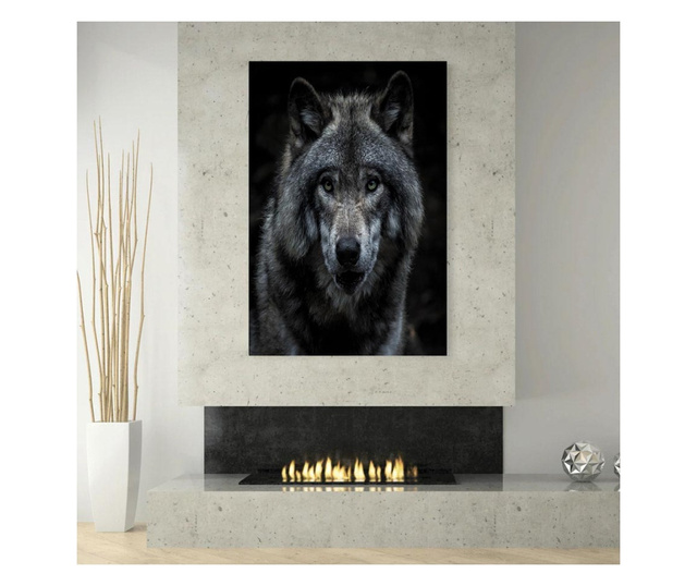 Картина на платно, Angry Wolf, 70x100cm