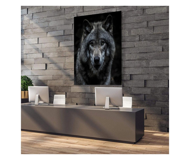 Картина на платно, Angry Wolf, 20x30cm
