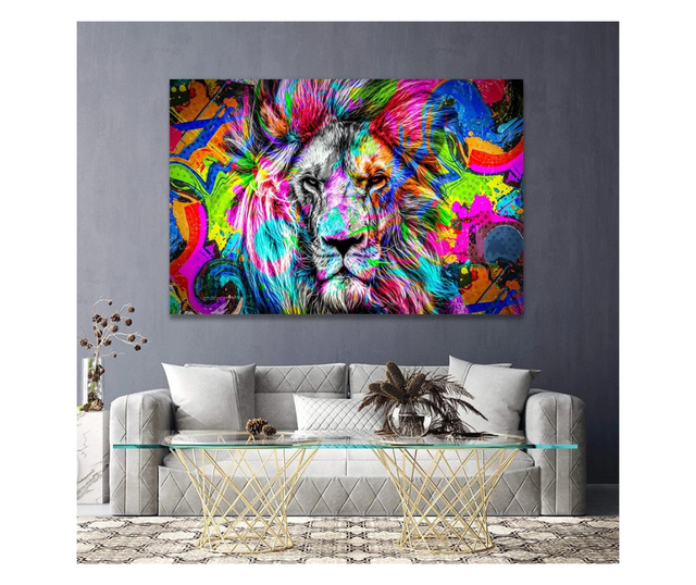 Картина на платно, Angry Lion, 50x70cm