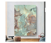 Картина на платно, Abstract Turquoise Marble, 30x50cm