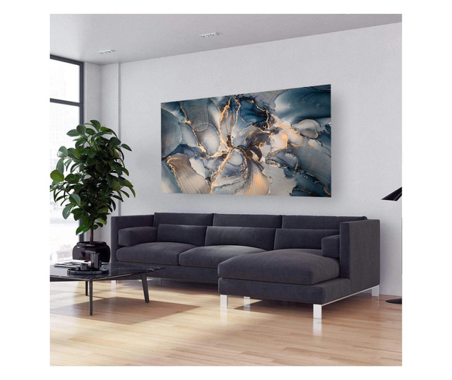 Картина на платно, Abstract Marble Storm, 70x100cm