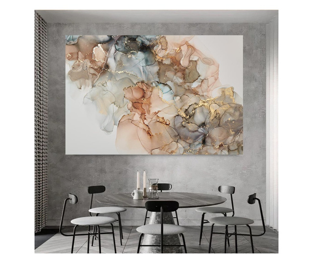Картина на платно, Abstract Marble Brown, 20x30cm