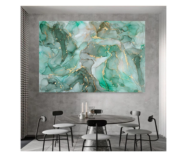 Картина на платно, Abstract Green, 30x50cm