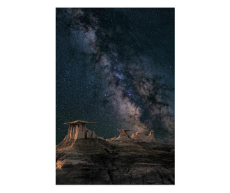 Картина на платно, Abstract Colourful Sky, 30x50cm