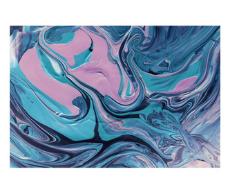 Картина на платно, Abstract Blue And Pink, 20x30cm