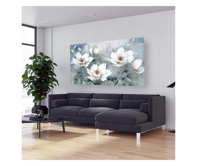 Картина на платно, White Blossom, 30x50cm