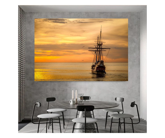 Картина на платно, Sunset Over The Sea, 30x50cm
