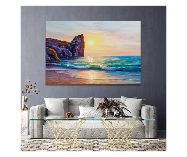 Картина на платно, Sunset On The Sea, 30x50cm