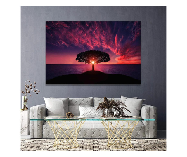 Картина на платно, Sun Tree, 30x50cm