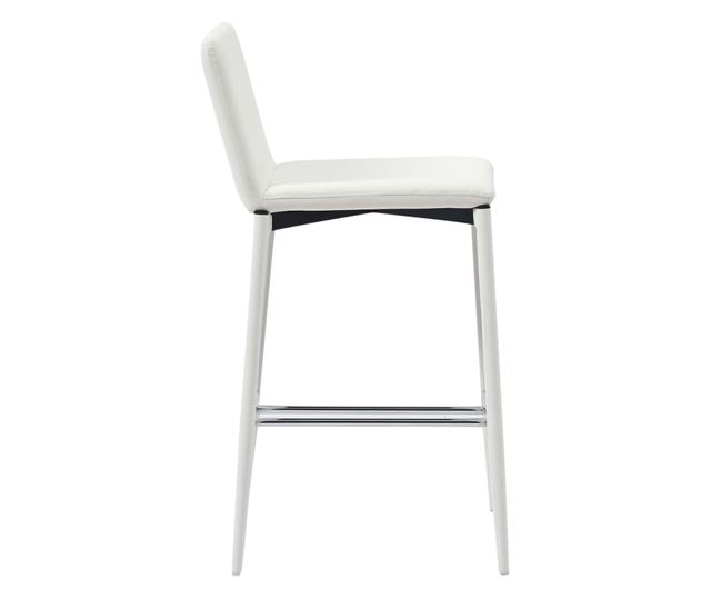 Set za bar, 5 komada, bijela, ekološka koža