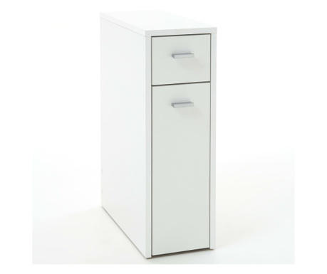 Szafka z 2 szufladami, 20 x 45 x 61 cm, biała