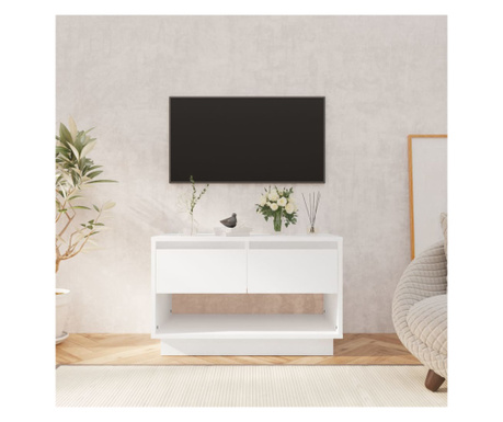 Comodă TV, alb, 70x41x44 cm, PAL