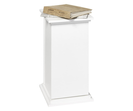 fehér színű kisasztal ajtóval 57,4 cm