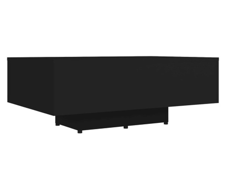 Klubska mizica črna 85x55x31 cm iverna plošča