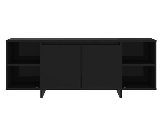 TV ormarić crni 130 x 35 x 50 cm od iverice