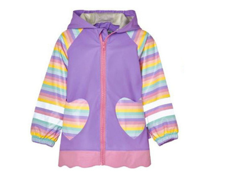 Pelerină de ploaie pentru copii, Playshoes, Unicorn, Multicolor, 80 cm.