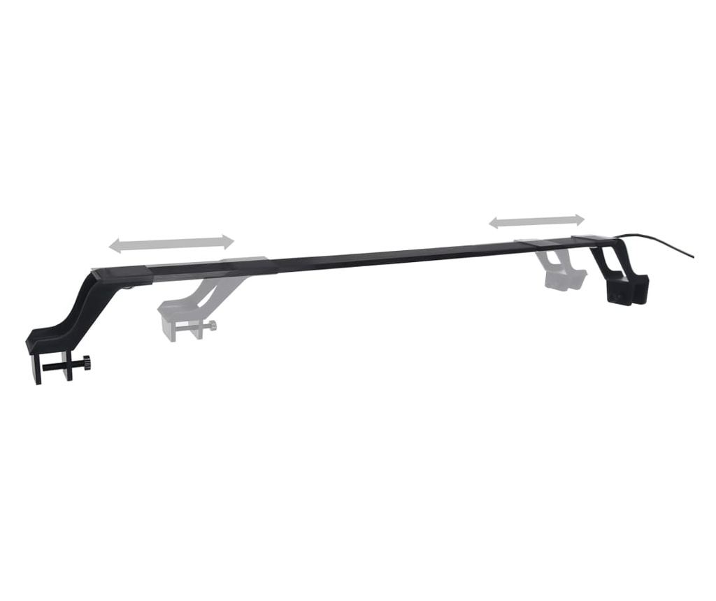 LED svetilka za akvarij s sponama 55-70 cm modra in bela - 4
