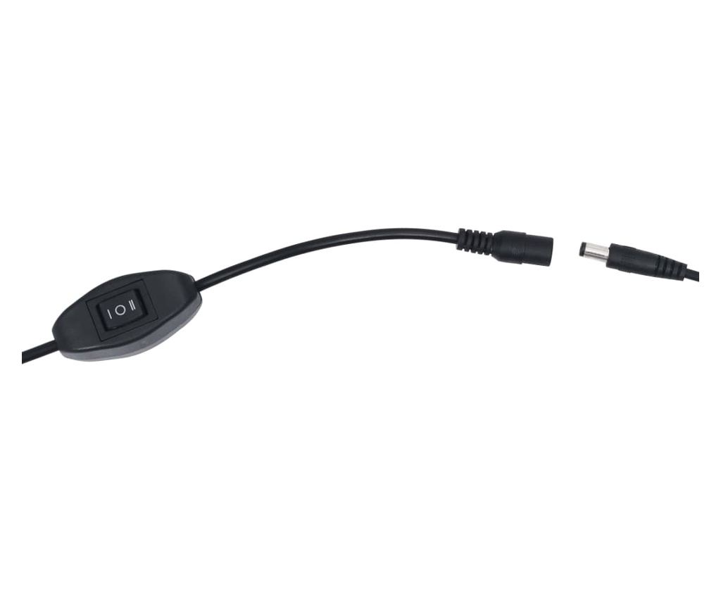 LED svetilka za akvarij s sponama 55-70 cm modra in bela - 6