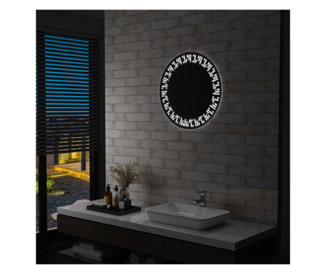 Oglindă cu LED de baie, 60 cm