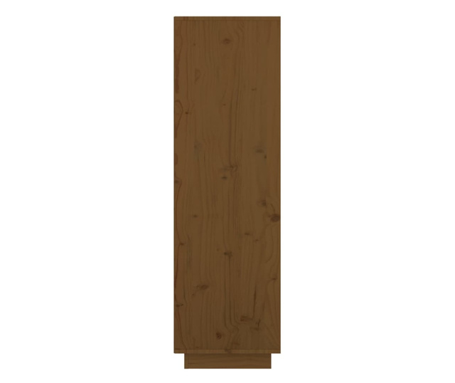 Dulap înalt, maro miere, 74x35x117 cm, lemn masiv de pin