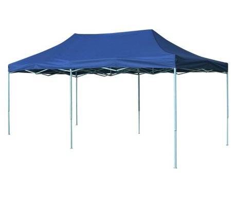 Сгъваема шатра, 3х6 м, синя