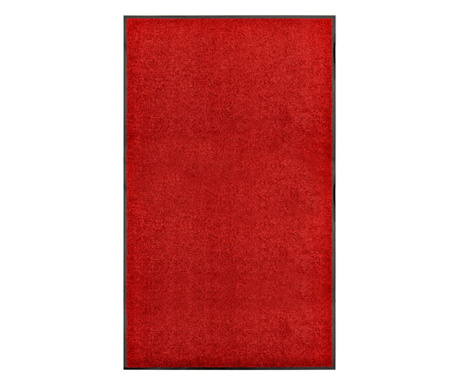 Wycieraczka z możliwością prania, czerwona, 90 x 150 cm