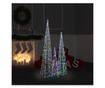 Ukrasni set čunjeva s LED-om u više boja 60/90/120 cm akril thumbnail 1