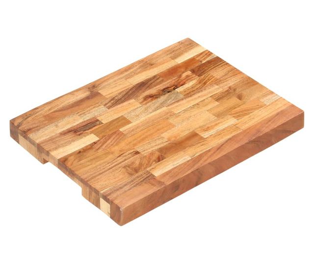 Daska za rezanje 40 x 30 x 4 cm od masivnog bagremovog drva