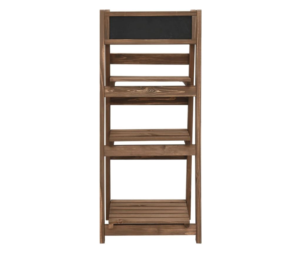 Stalak za biljke, 3 razine, 40x30x90 cm, masivno drvo jele - 2