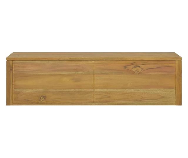 tömör tíkfa falra szerelhető fürdőszobaszekrény 110x45x30 cm - Vivre