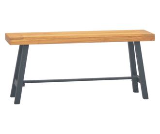 Παγκάκι 110 εκ. από Μασίφ Ξύλο Teak