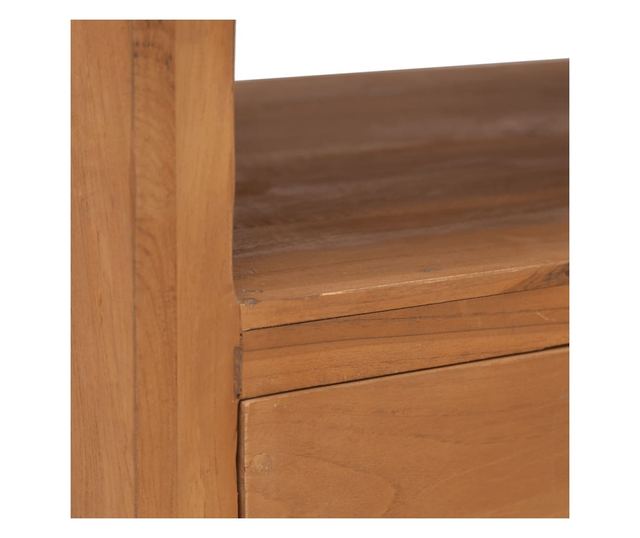 Komoda za TV s kotačima, 80x50x42 cm, drvo tikovine