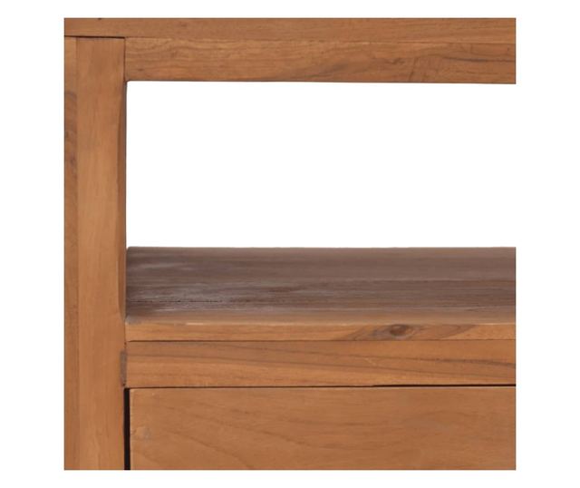 Komoda za TV s kotačima, 80x50x42 cm, drvo tikovine