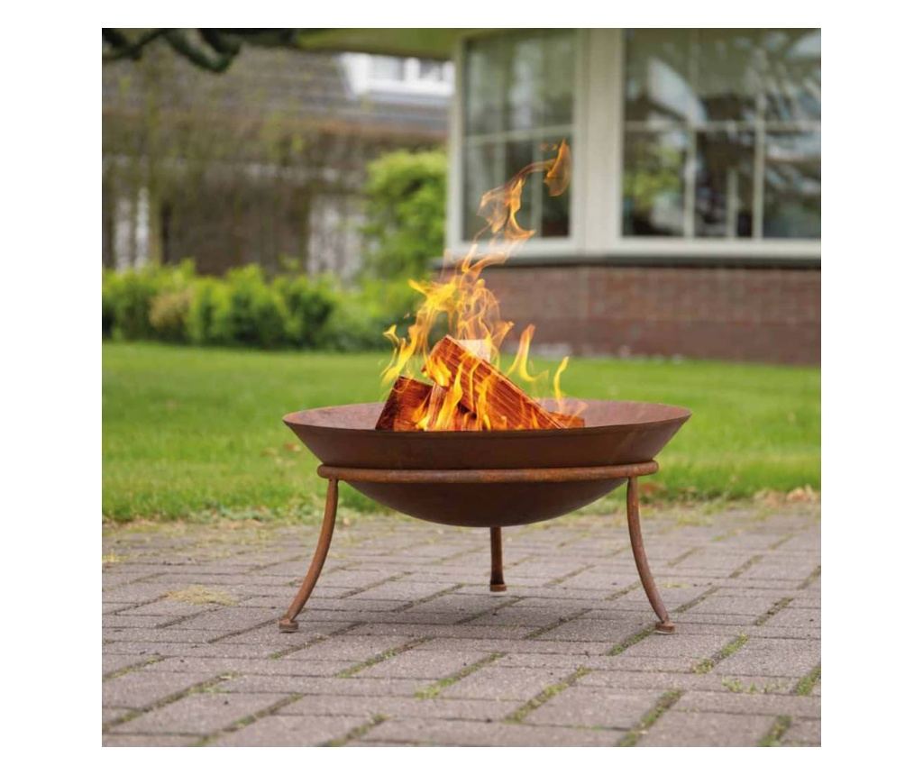 RedFire Vatrogasna peć Tulsa, hrđava, čelik - 4