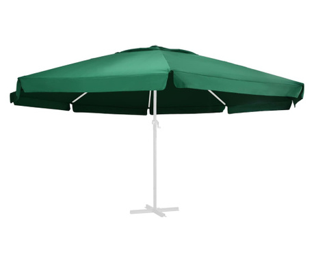 Pânză de schimb umbrelă de soare de grădină, verde, 600 cm