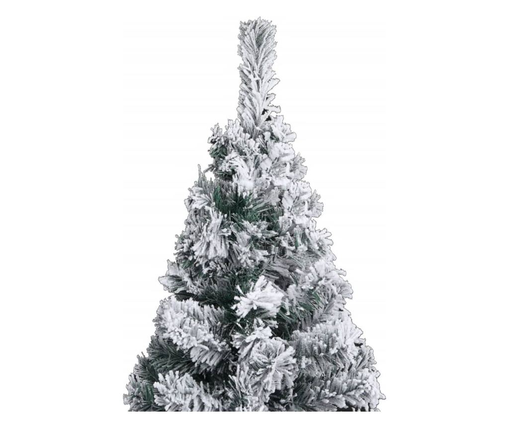 Umjetno božićno drvce slim, sa snijegom, zeleno, 120 cm, PVC - 3