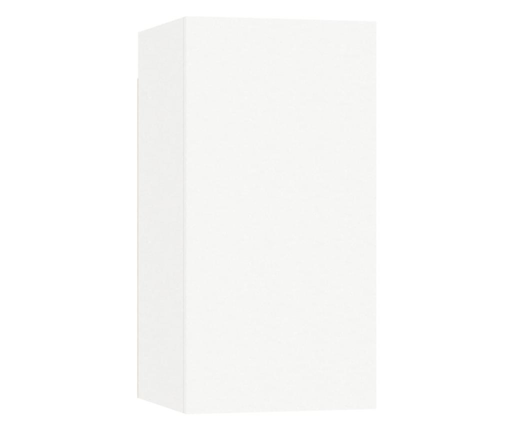 Set TV ormarića, 7 komada, Bijela, Konstruirano drvo - 7