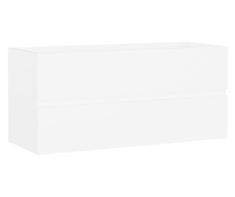 Ντουλάπι Νιπτήρα Λευκό 100 x 38,5 x 45 εκ. Μοριοσανίδα