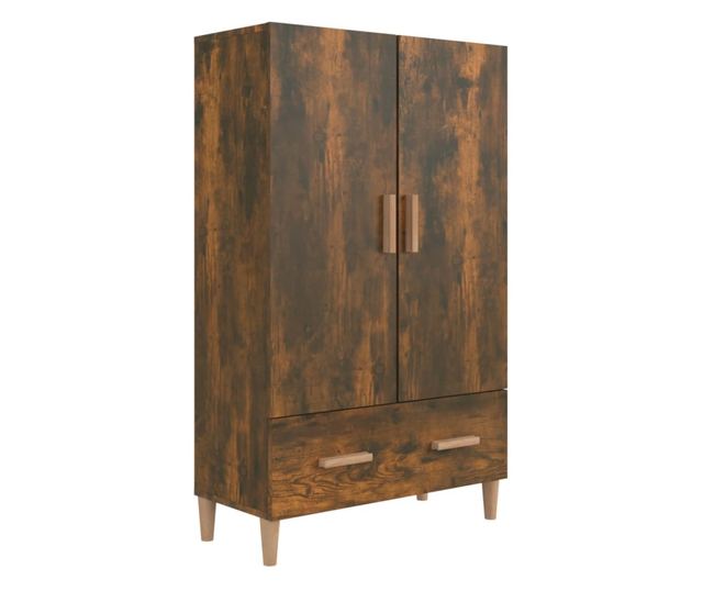 Dulap înalt, stejar fumuriu, 70x31x115 cm, lemn prelucrat