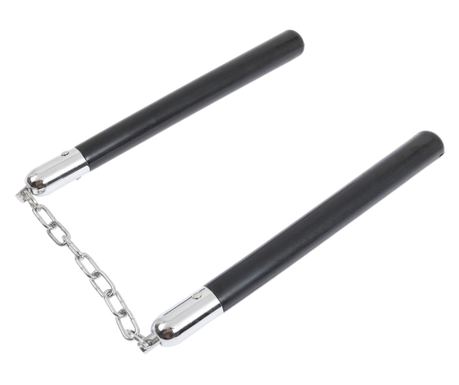 Нунчаку ideallstore, дърво, черно, 31 cm